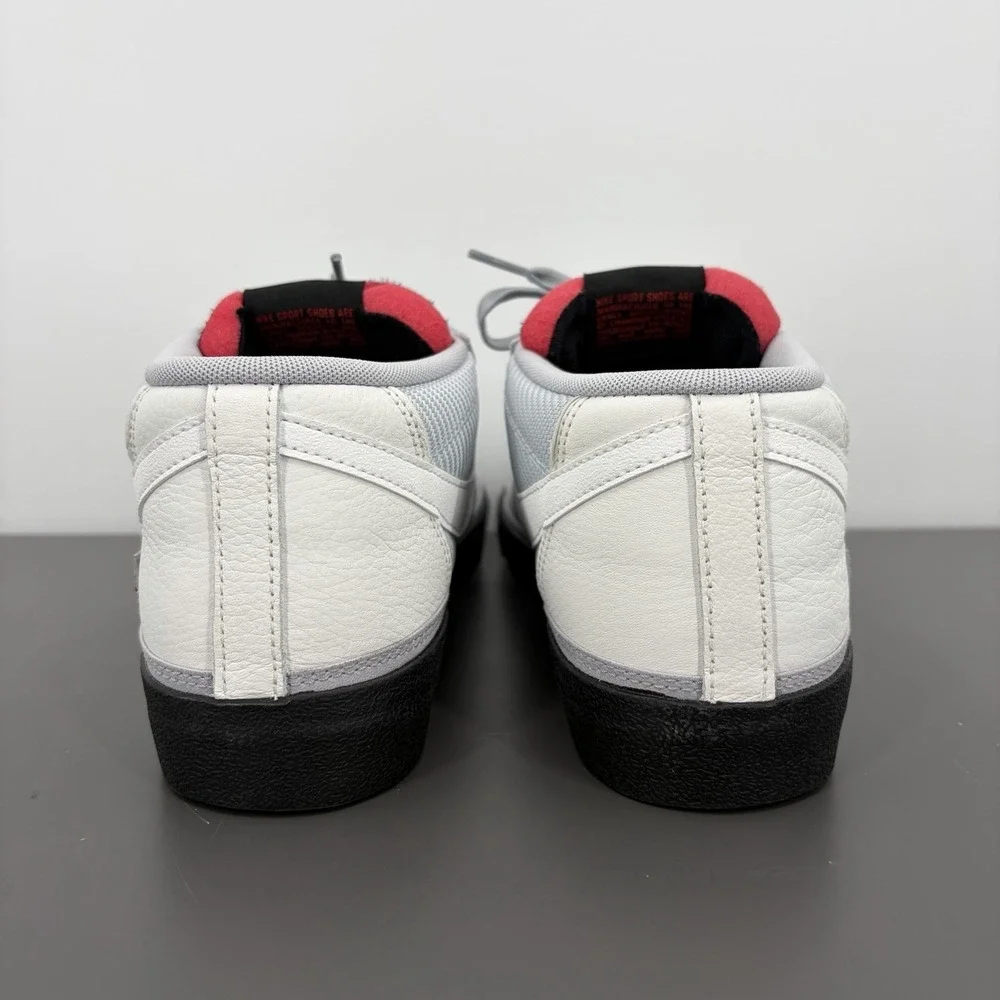 Nike Blazer Pro Club Low Mens Size 9.5 Gray Red Black Athletic Shoes Sneakers